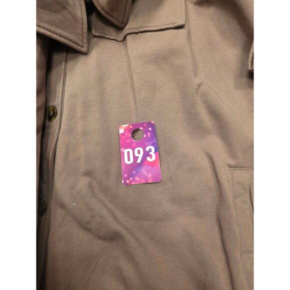 Torrid Womens Button-Up Collared Shirt Jacket Size 5X Dusty Mauve Shacket Warm - Picture 3 of 9